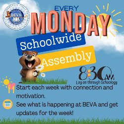 monday assembly flyer